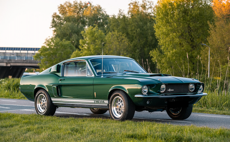 Mustang Shelby 1967 заниженный